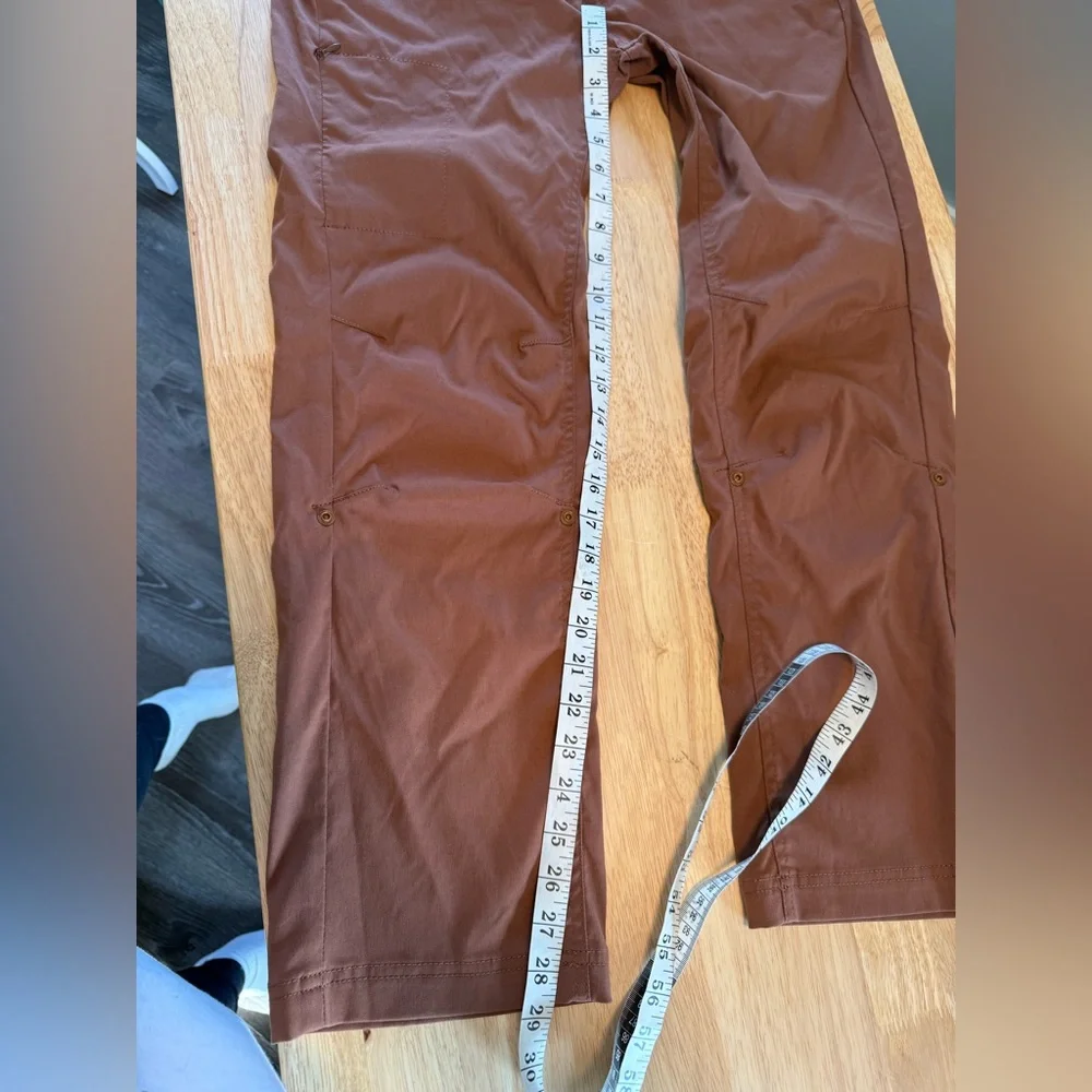 Women’s prana Halle’s hiking pant size 12 burnt orange color - Picture 9 of 12